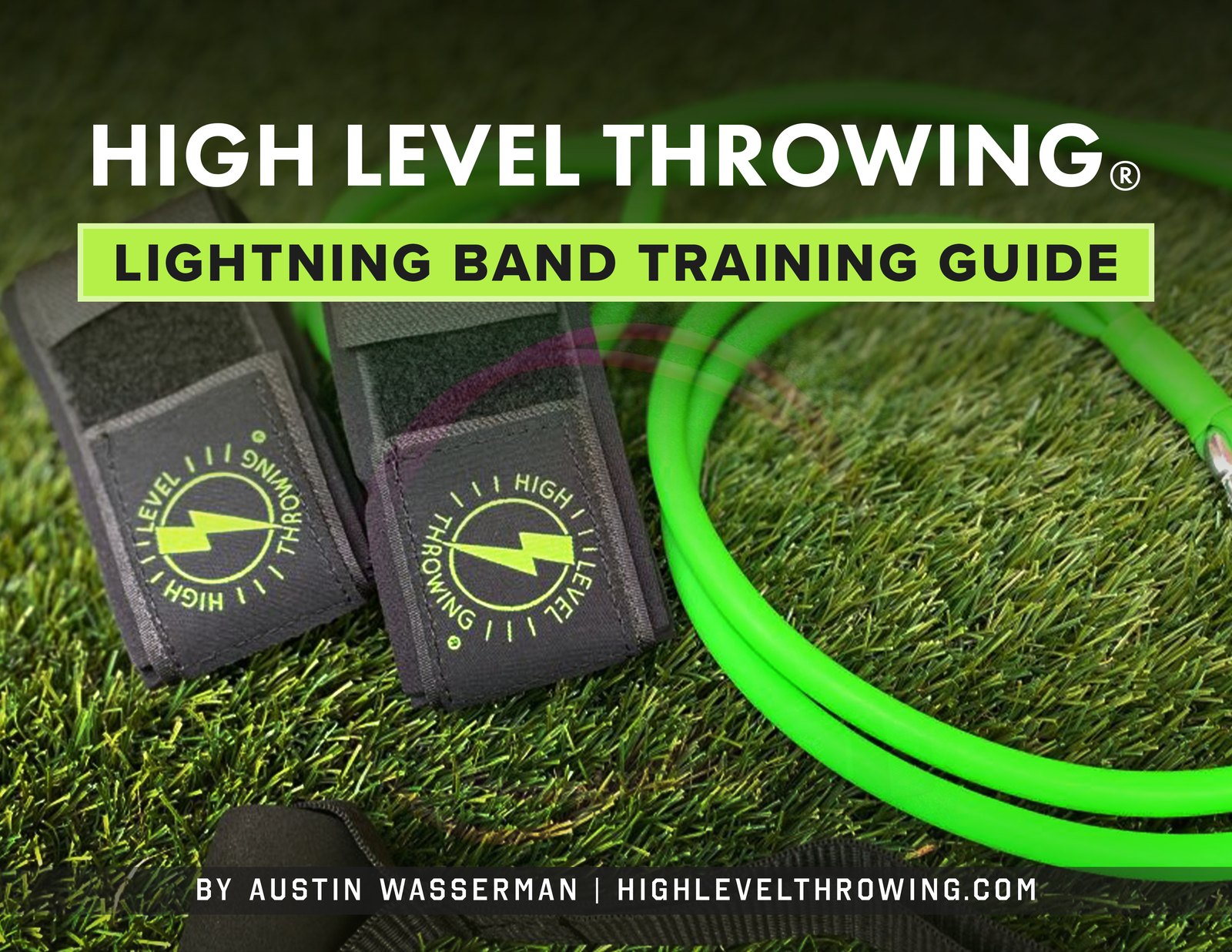 The High Level Throwing Lightning Band Training Guide, our arm care book