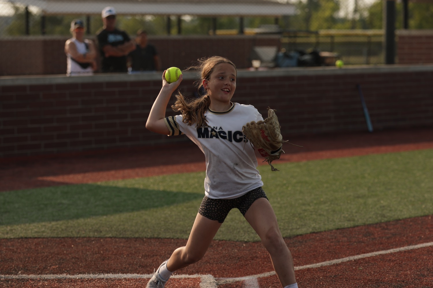 Athlete moving through the throwing sequence