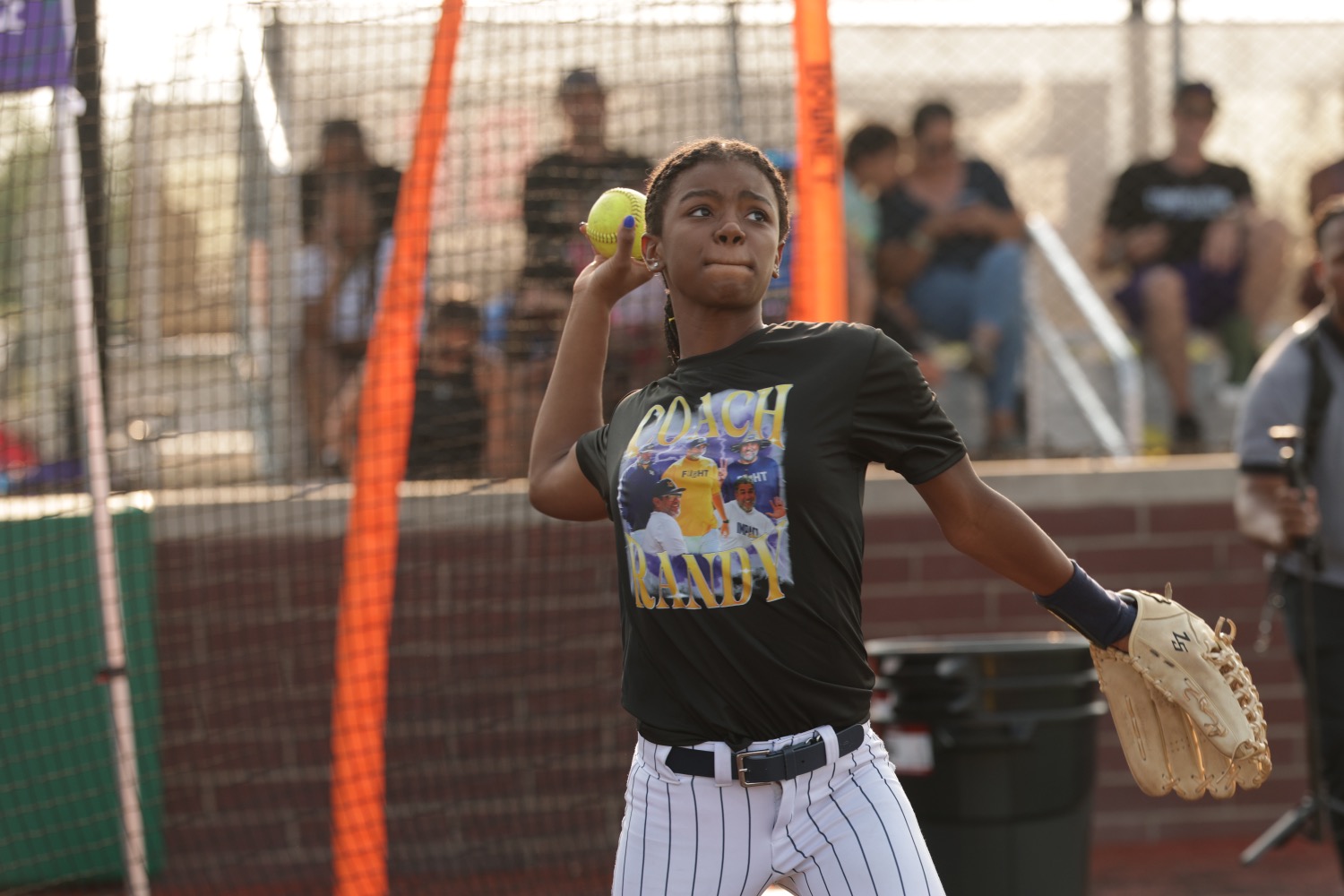 Athlete rotating through the trunk during a throw
