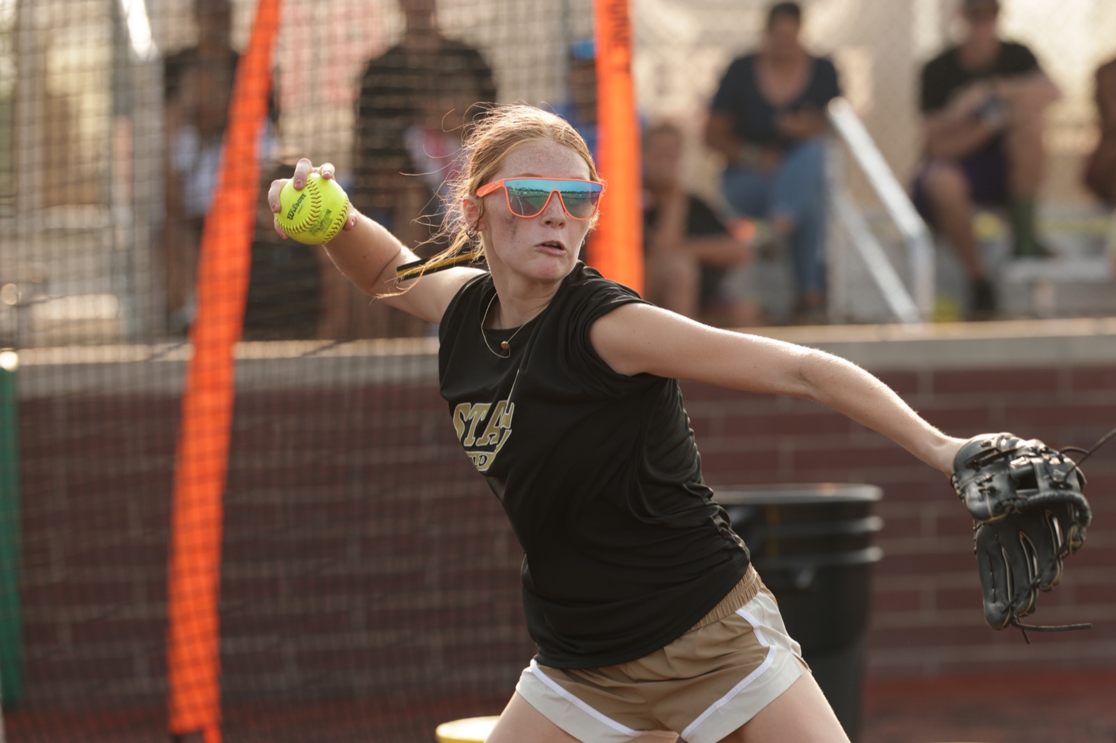 Athlete throwing with intent during an in-season training session