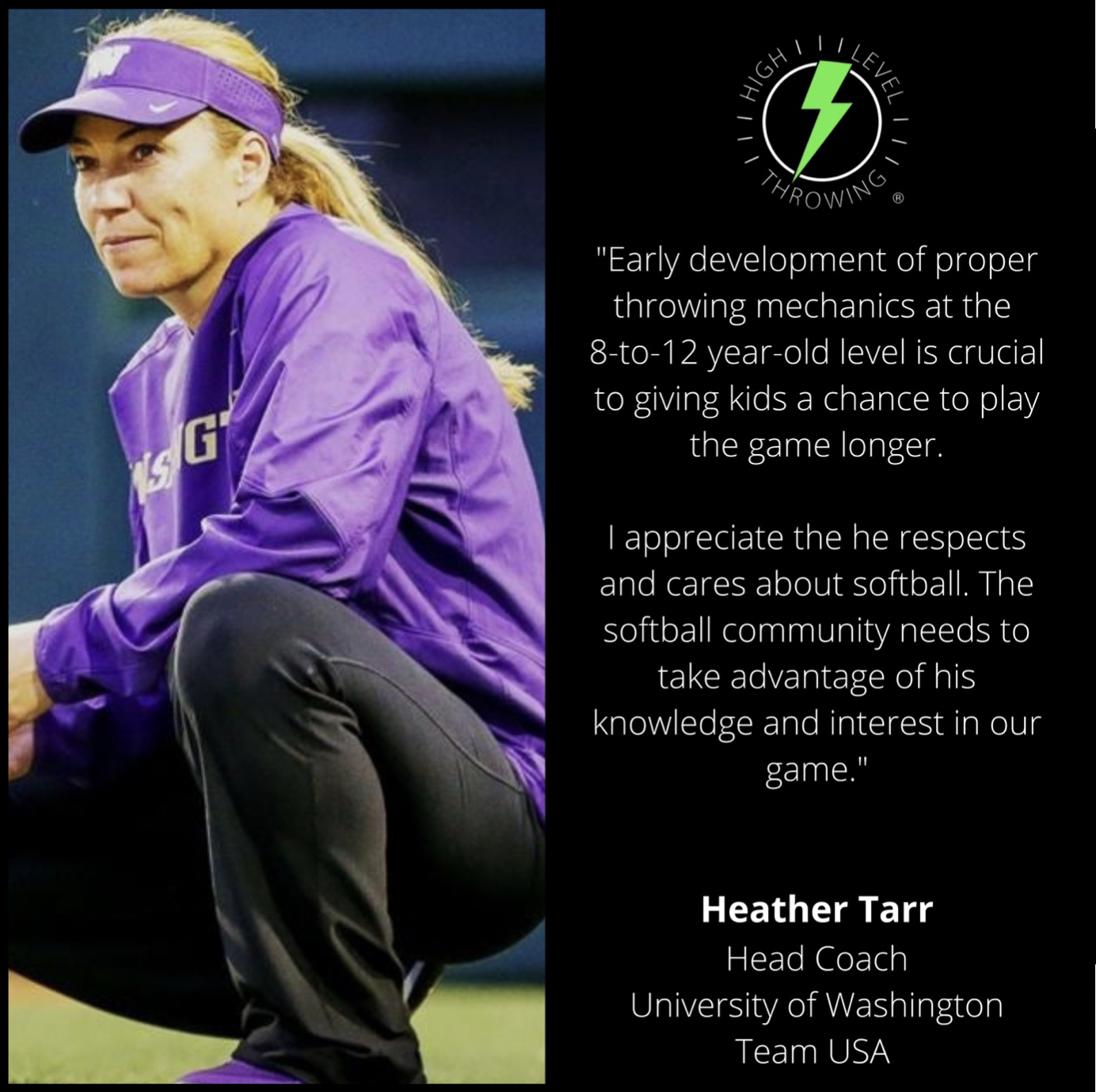 Heather Tarr, University of Washington Head Coach, on High Level Throwing